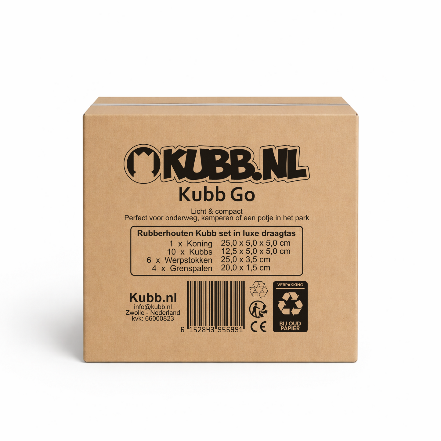 Kubb Go - Set voor onderweg