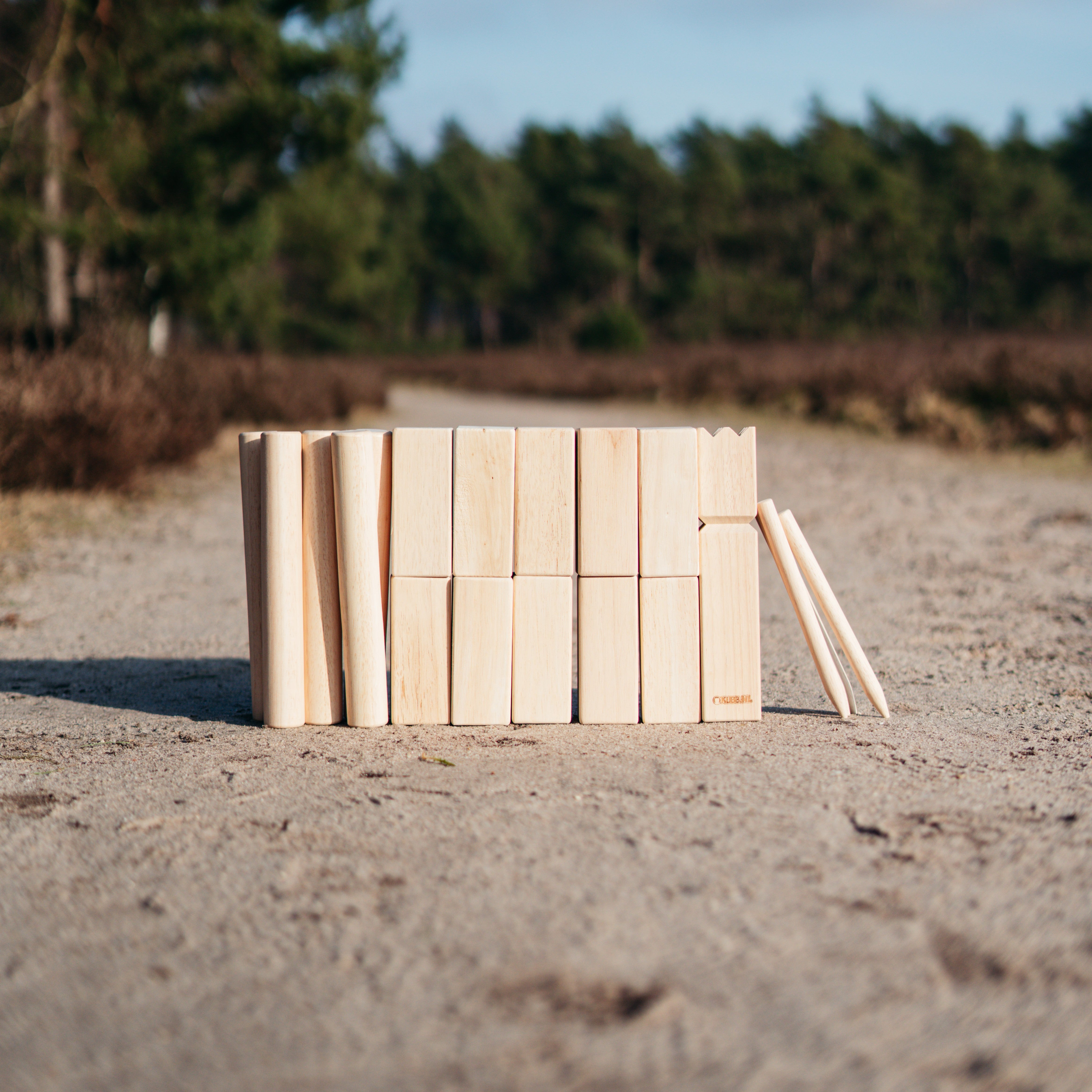 Kubb Go | Compacte Kubb set om overal mee te nemen | Kubb.nl