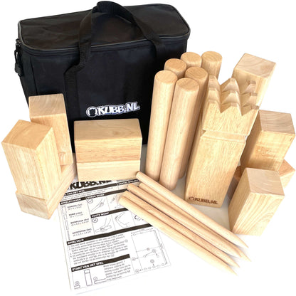Kubb The Original | Kubb.nl | Officiële Rubberhouten Kubb set