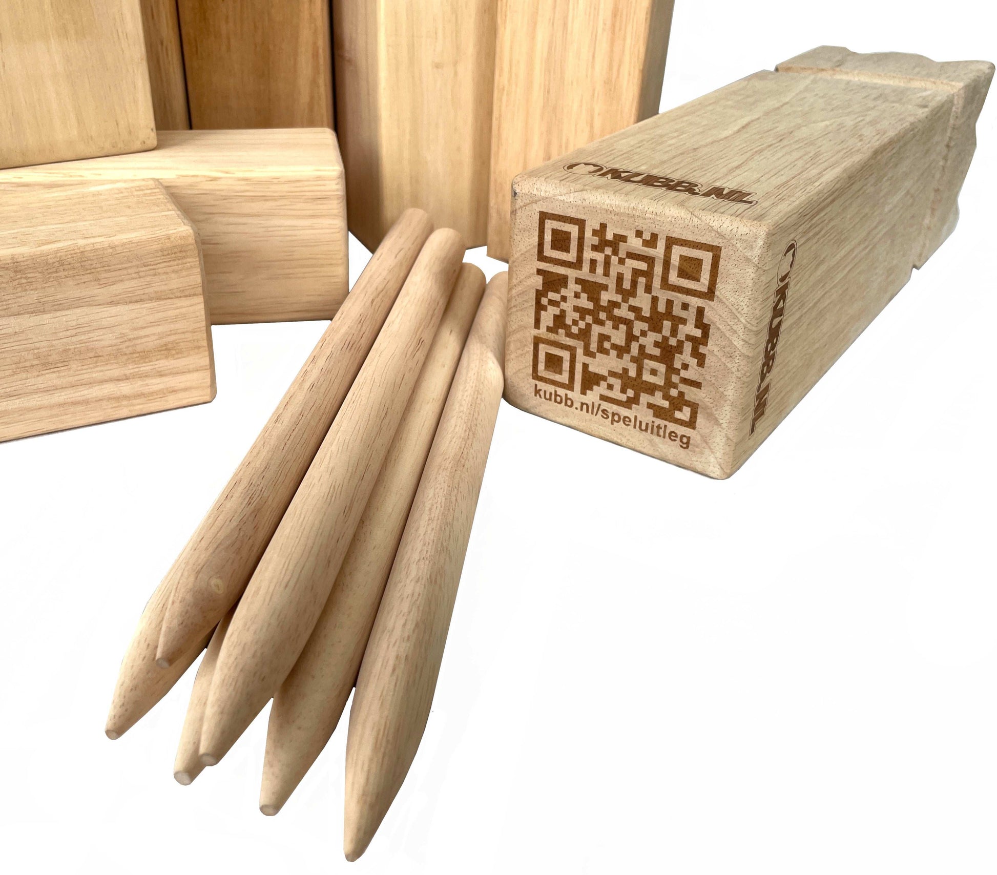 Kubb The Original | Kubb.nl | Officiële Rubberhouten Kubb set